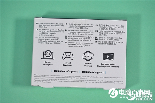 速度達1GB/s!英睿達X8移動SSD 2TB圖賞:4寸手機大小
