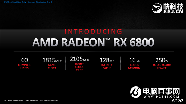 AMD RX 6800/6900正式發(fā)布:竟然掀翻RTX 3090還便宜4000!