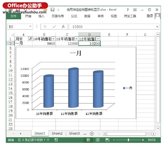 excel圖表篩選器按鈕 使用篩選功能來控制Excel圖表的方法