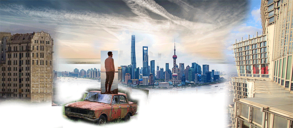 PS設計唯美的城市雪景效果圖