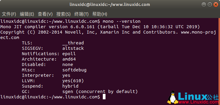 如何在Ubuntu 18.04上安裝Mono