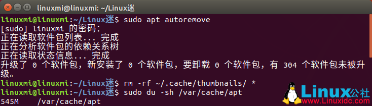 如何快速釋放Ubuntu/Linux Mint磁盤空間
