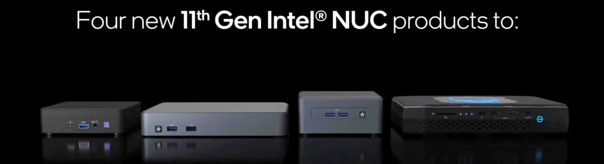 英特爾發布 NUC11 系列迷你主機:最高配備 i7 1185G7 四核 CPU