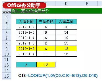 excel lookup模糊查找 使用lookup函數(shù)進行模糊查找的實例教程