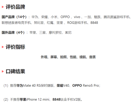51款旗艦手機口碑匯總:榮耀V40配置突出,備受用戶青睞