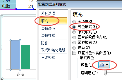 excel柱形圖帶漲跌箭頭的柱形圖