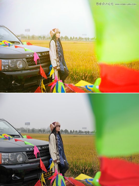 PS簡單三步調(diào)出暖色效果人像