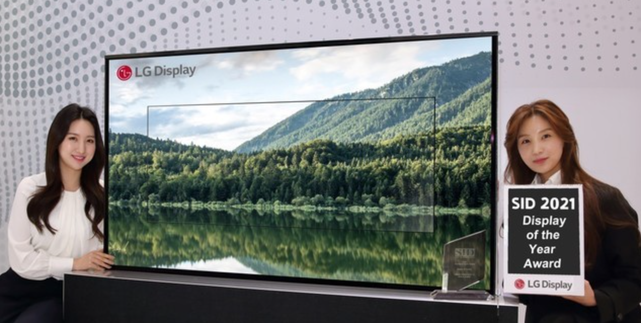 LG 可卷曲 OLED 電視獲 SID2021“年度顯示”獎：能完全隱藏屏幕