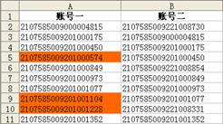 excel比較數值快速比較不同區域的數值（二）
