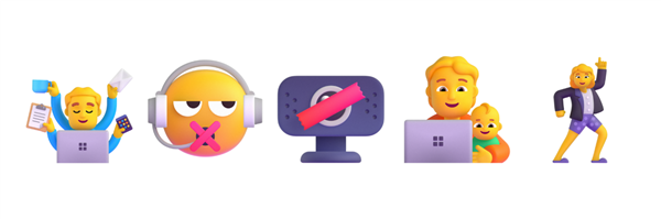微軟公布全新“流暢設計”Emoji：2D變3D 會動了