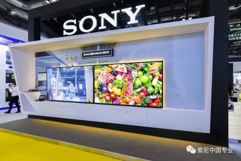 索尼發(fā)布 100 英寸 BRAVIA 商用顯示器，展現(xiàn) Crystal LED 黑彩晶顯示屏