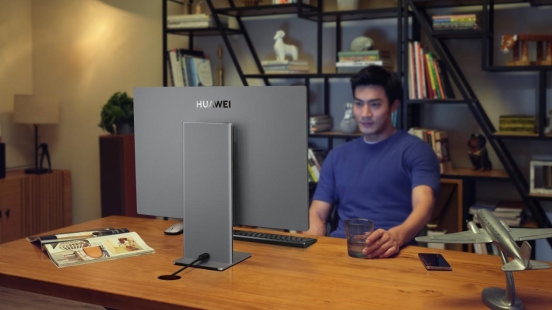 桌面的高清影院，華為發(fā)布首款原色全面屏一體機(jī)HUAWEI MateStation X