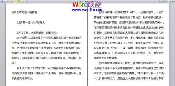 word閱讀版式視圖 閱讀版式視圖在Word2010中使用講解 word閱讀版式視圖 閱讀版式視圖在Word2010中使用講解