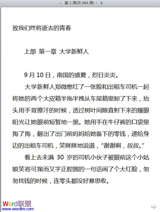 word閱讀版式視圖 閱讀版式視圖在Word2010中使用講解 word閱讀版式視圖 閱讀版式視圖在Word2010中使用講解