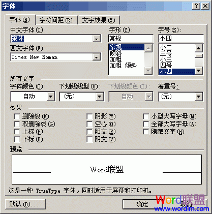 word設(shè)置字體大小 Word2003字體大小的設(shè)置技巧