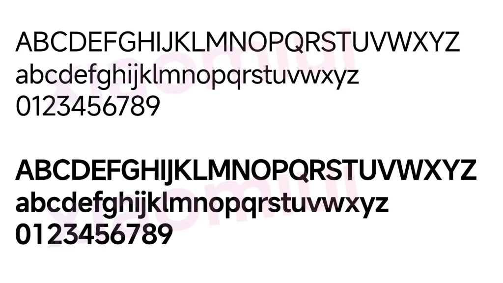 發布在即，小米 MIUI 13 字體“Mi Sans”曝光