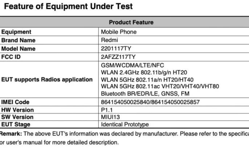 小米 Redmi Note 11S 通過 FCC 認證：預裝 MIUI 13，將在海外發布