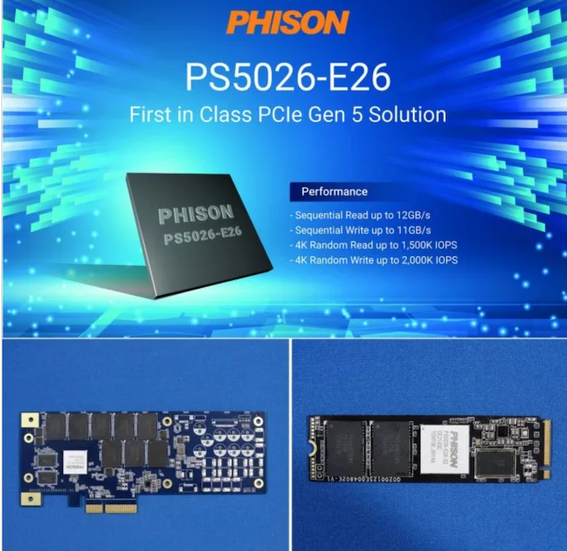 群聯(lián)發(fā)布旗下首款 PCIe 5.0 SSD，速度可達(dá) 12GB / s
