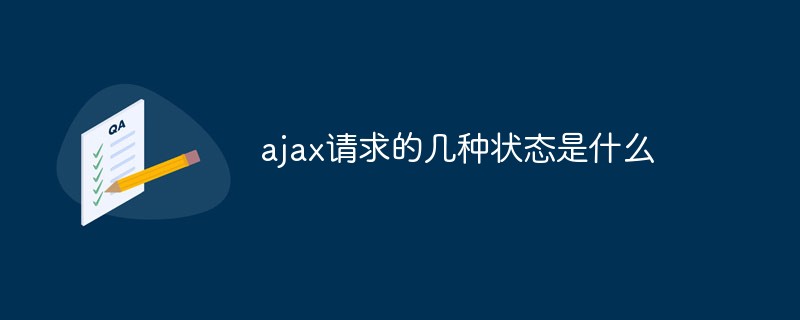 ajax請求的幾種狀態是什么
