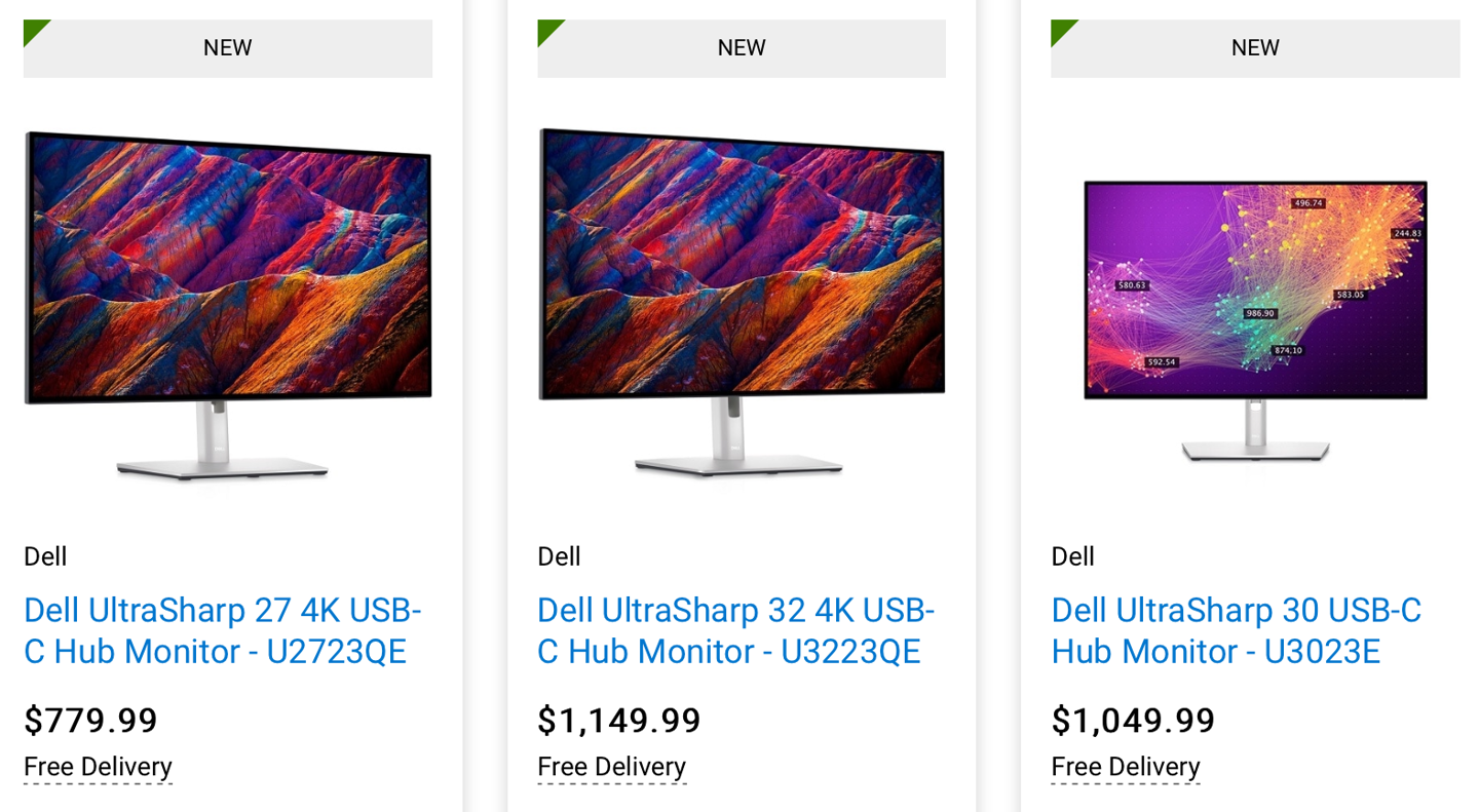 消息稱戴爾多款 S / U 系列中高端顯示器下周降價(jià)