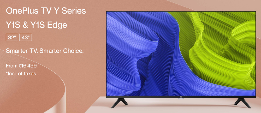 一加推出 Y1S 系列電視：32/43 英寸，最高 1080p，Android TV 11 系統