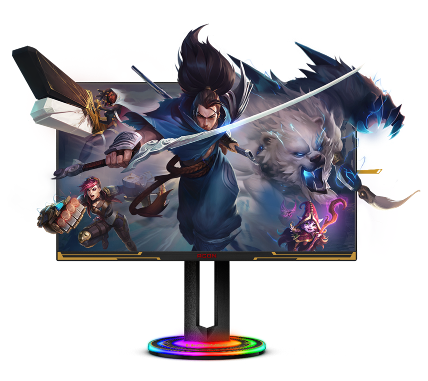 AOC 《英雄聯(lián)盟》深度定制顯示器上架:2K 170Hz,2999 元