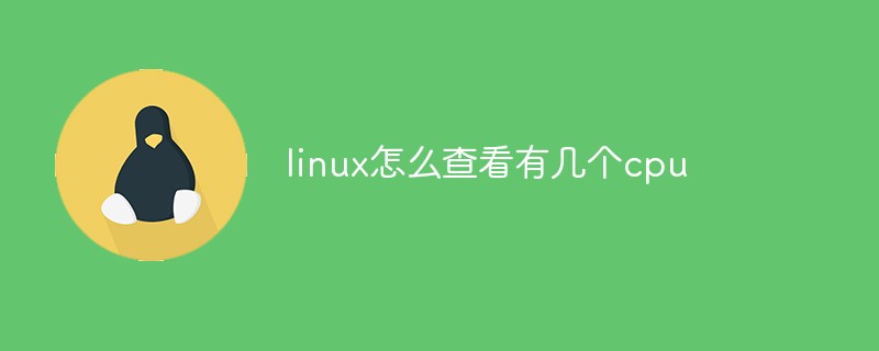 linux怎么查看有幾個cpu