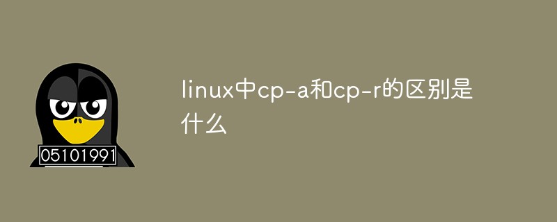 linux中cp-a和cp-r的區別是什么