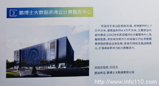 23.05億 過萬機柜 鵬博士大數據赤灣云計算服務中心啟動