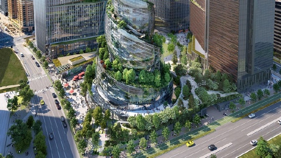 亞馬遜第二個總部螺旋塔樓獲批，預計 2025 年完成建設