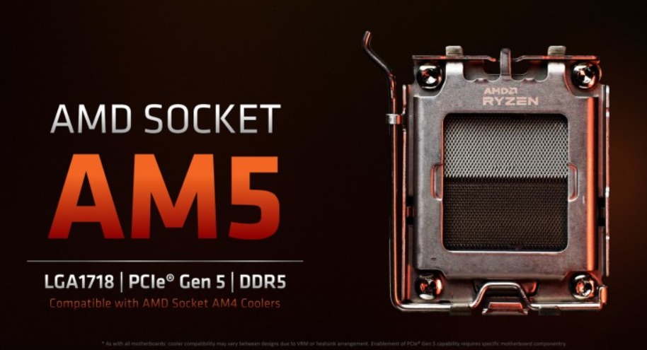 消息稱 AMD Zen 4 銳龍 7000 的 AM5 插槽平臺拋棄 DDR4 內存，還將支持雙芯片