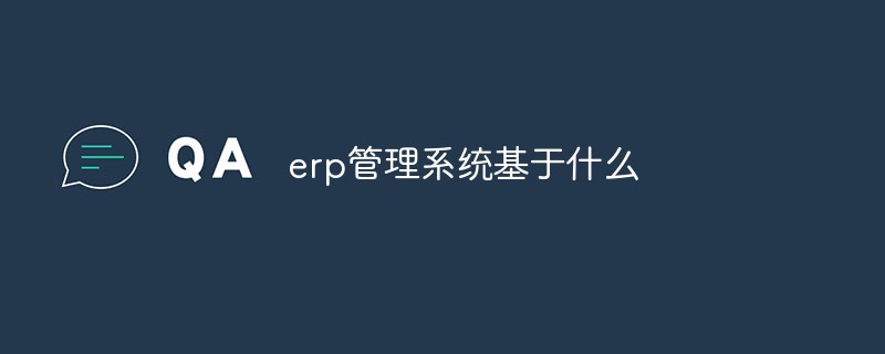 erp管理系統(tǒng)基于什么