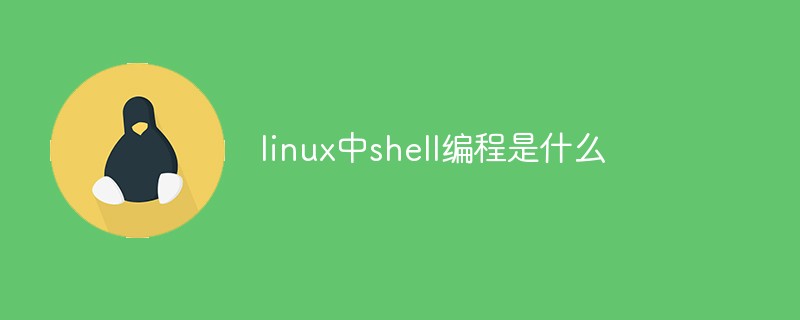 linux中shell編程是什么