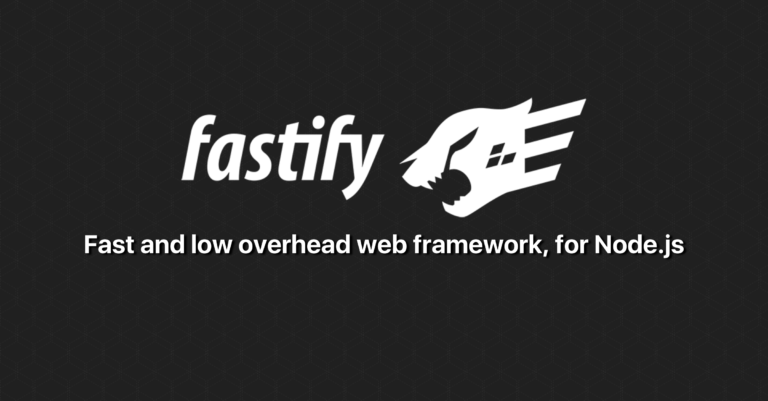 分享一個Nodejs web框架:Fastify