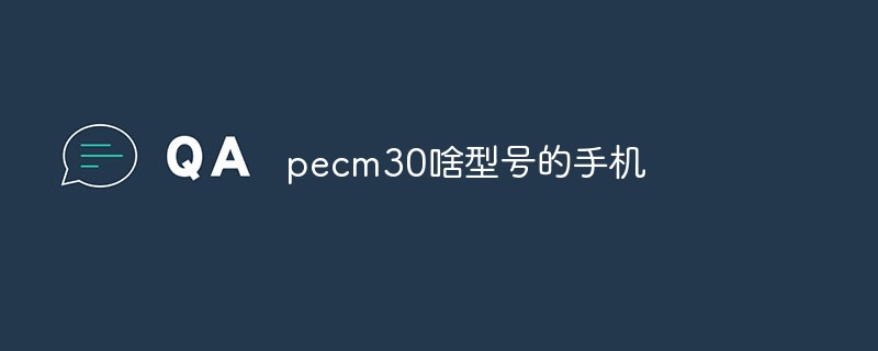 pecm30啥型號的手機