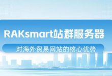 RAKsmart站群服務器對海外貿易網站的核心優勢-站長資訊網